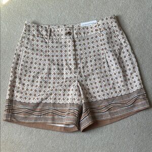 Ann Taylor Tan Patterned Women's Shorts